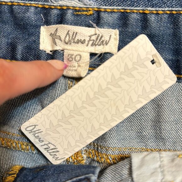 Others follow ladies cut off distressed denim shorts with beaded sides size 30 - Picture 11 of 12